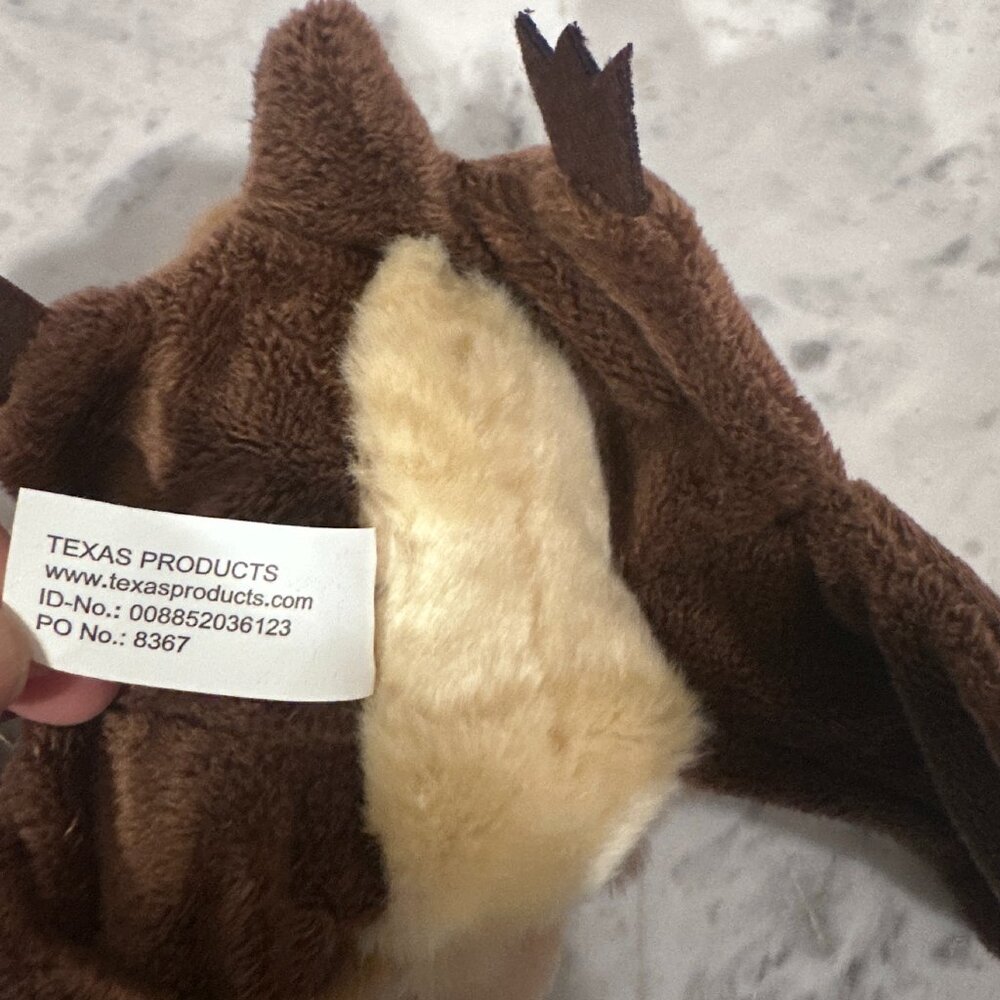 Cute Hanging Bat Plush Stuffed Animal Bendable Wings Texas Souvenir - Picture 11 of 12